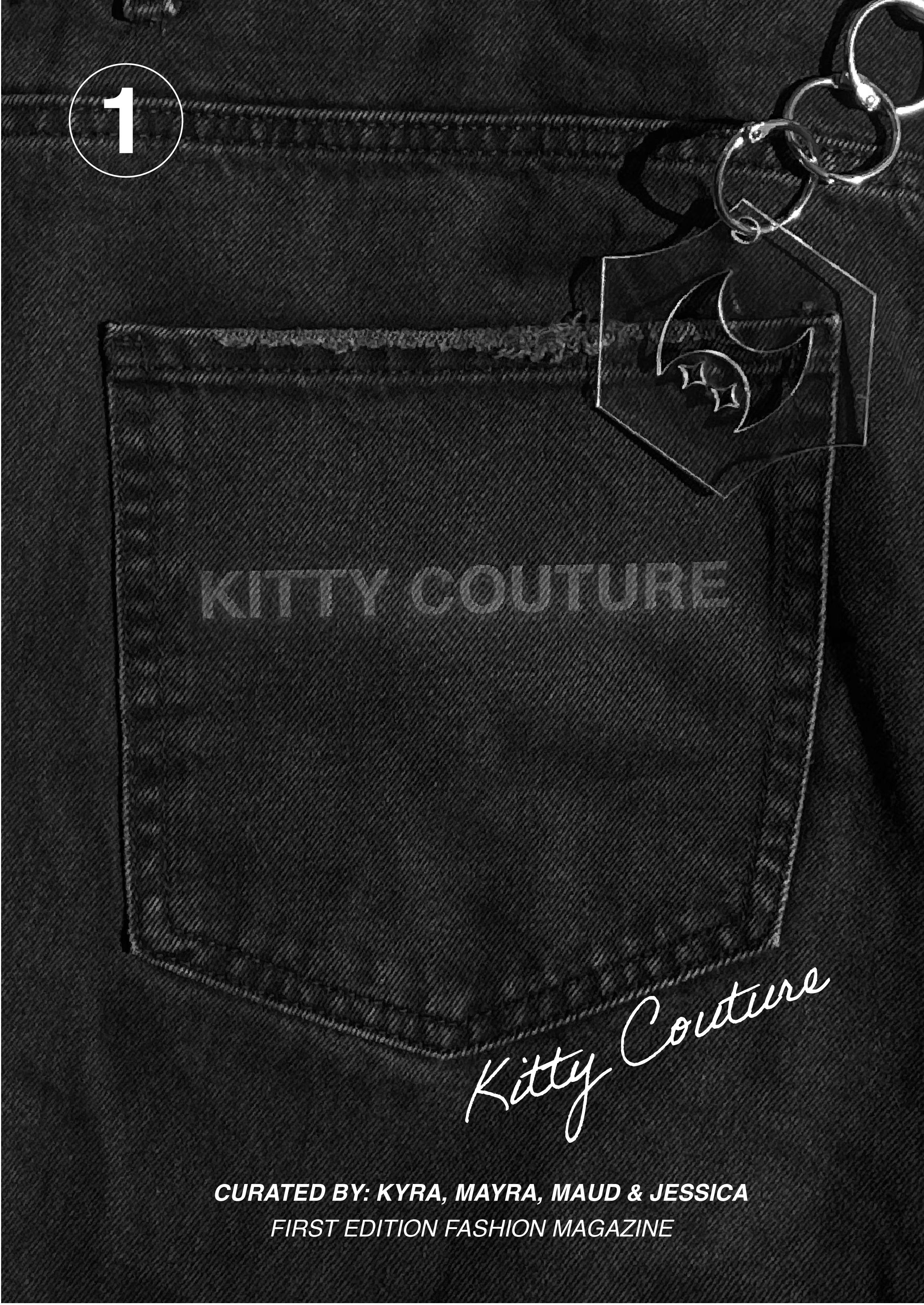 Kitty Couture handcrafted fashion magazine front cover