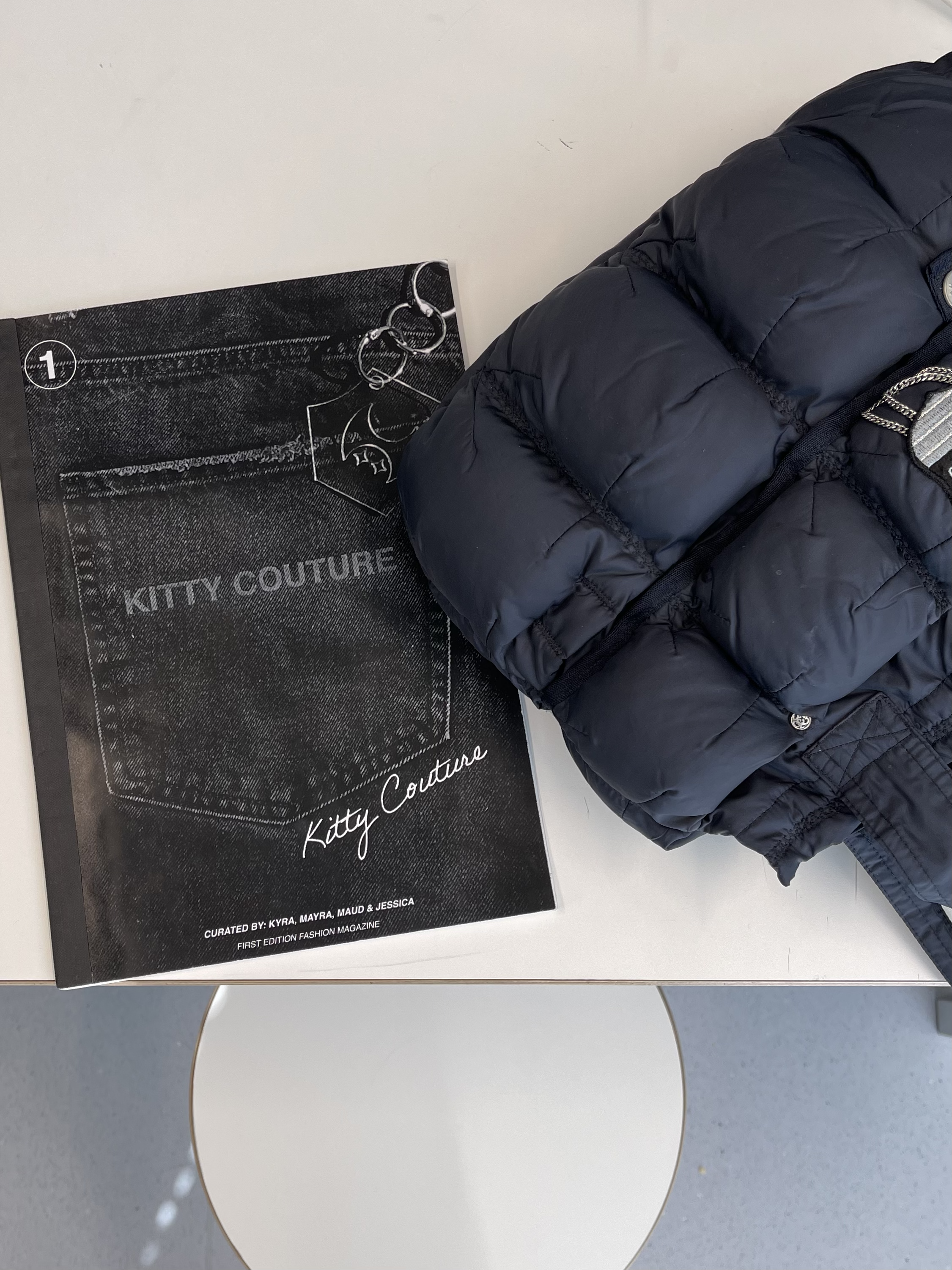 Kitty Couture handcrafted Fashion Magazine mock