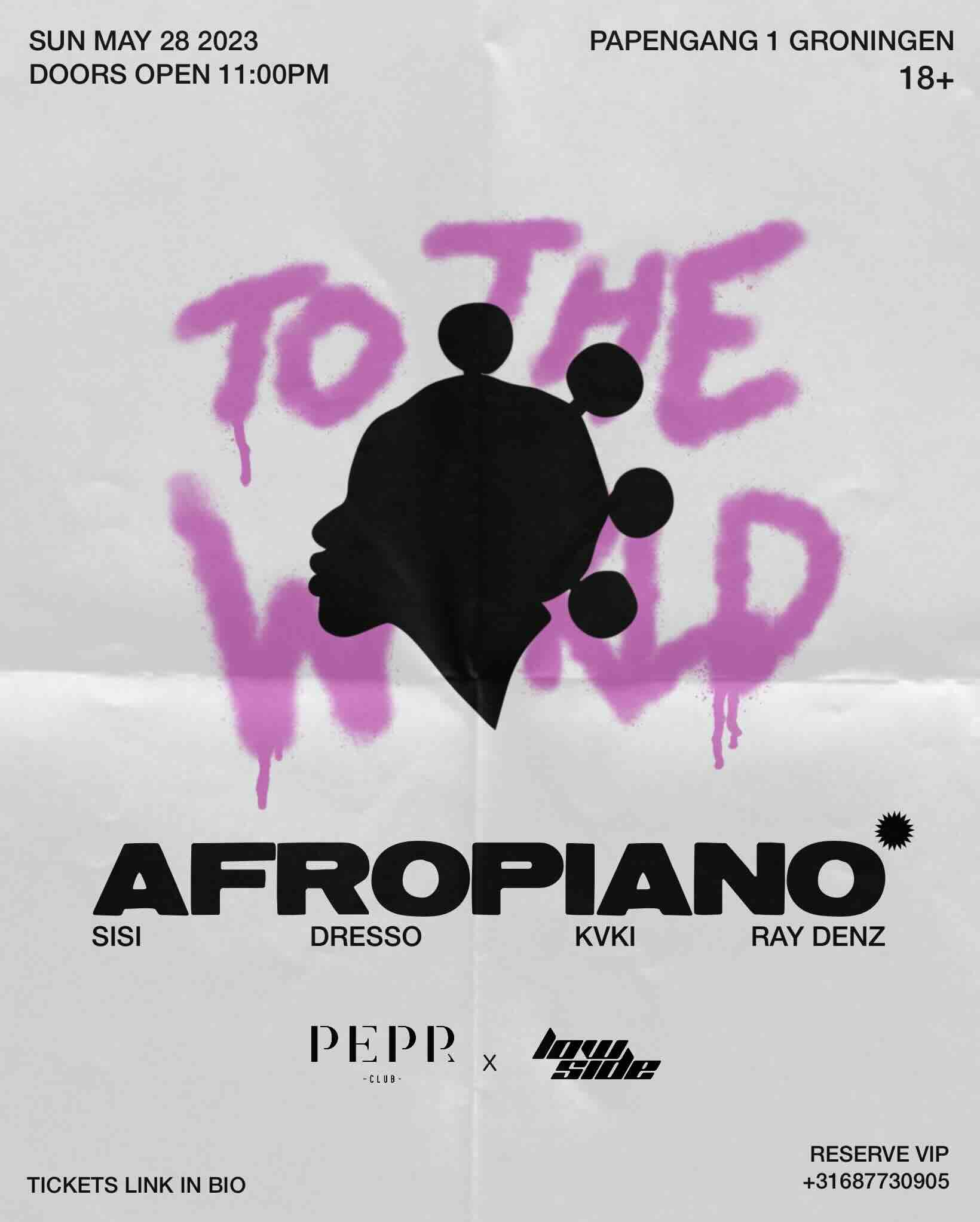 Lowside Afropiano edition poster