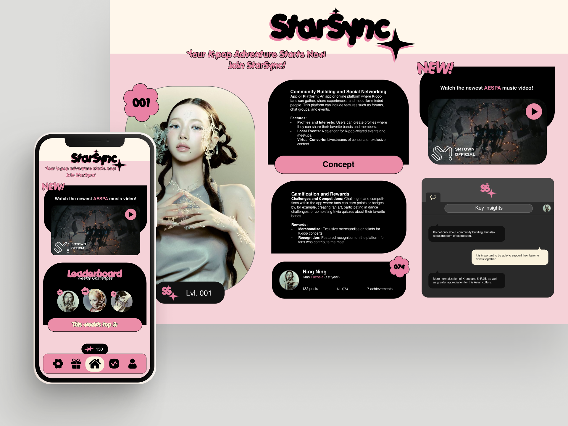 StarSync concept poster